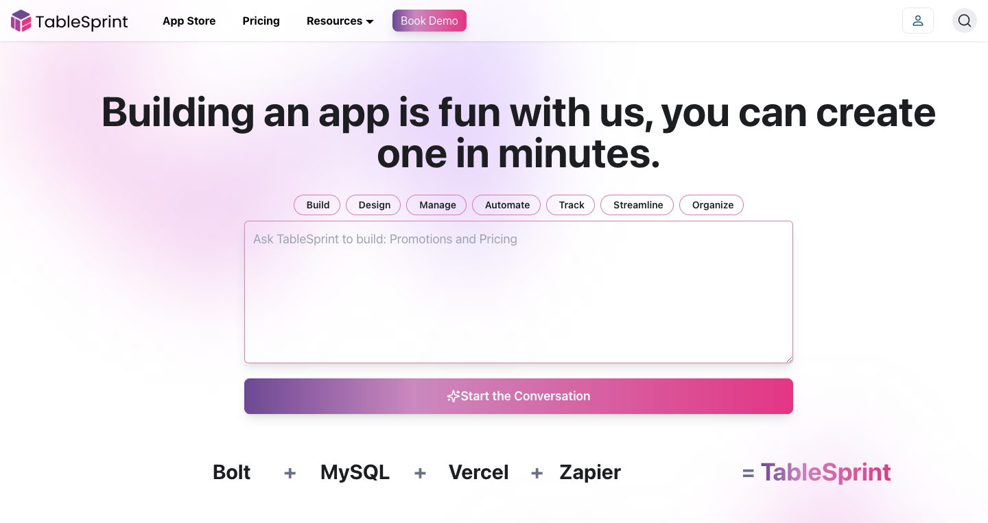 Tablesprint